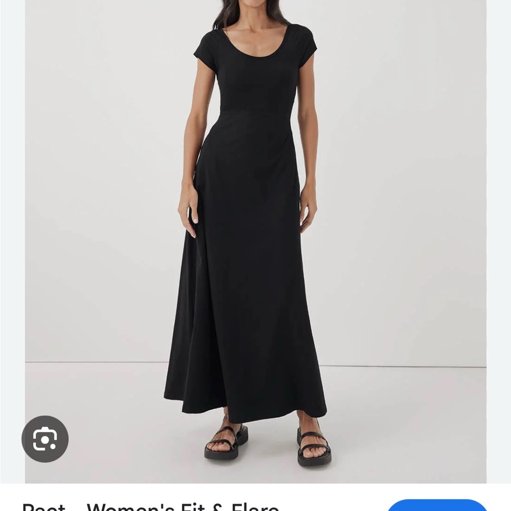 Pact FIT and Flare (tie dye, cut out) Maxi Dress